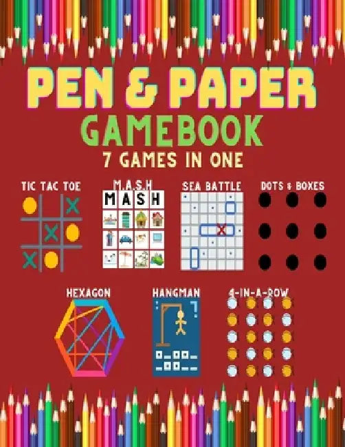 Paper & Pen Game Book: The Big Book of Games by Sweet Precious One