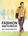 Fashion Sketchbook With Figure Templates: Large Figure Template Male Croquis for Quickly and Easily Sketching Your Fashion Design Styles and Building by Modernbk Publishing