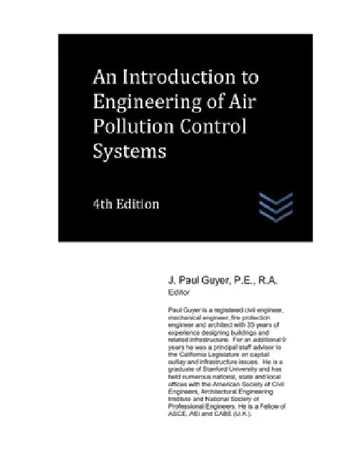 An Introduction to Engineering of Air Pollution Control Systems by J. Paul Guyer