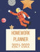Homework Planner 2021-2022: Outer Space-Themed Homework Planner with Daily Organizers by Delightful Planners
