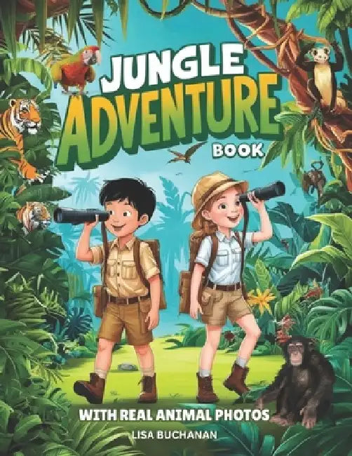 Jungle Adventure Book: Fun Animal Facts For Kids With Real Animal Photos by Lisa Buchanan
