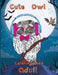 cute owl Coloring Book adult: 8.5''x11''/owl coloring book by Rowe