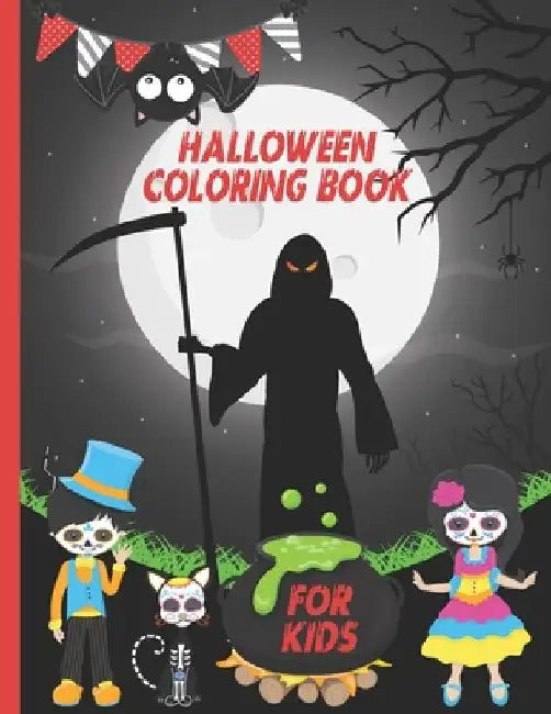 Halloween Coloring Book for Kids: A Fun Children Coloring Book with Spooky Halloween Illustration For Kids Boys, Girls and Toddlers Ages 2-4, 4-8 Perf by Tamm Press
