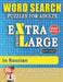 WORD SEARCH PUZZLES EXTRA LARGE PRINT FOR ADULTS IN RUSSIAN - Delta Classics - The LARGEST PRINT WordSearch Game for Adults & Seniors - Find 2000 Clev by Delta Classics
