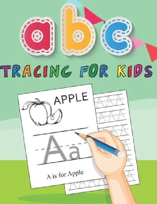 ABC Tracing for Kids: Trace Letters and Handwriting Workbook for Kids Ages 4-8 by Barkoun Press