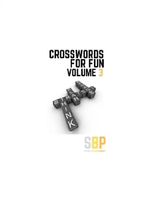 Crosswords For Fun: Volume 3 by Study Blue Print