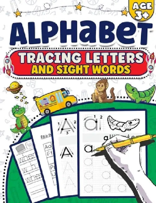 Alphabet Tracing Letters And Sight Words: Handwriting Practice Workbook Preschool - Learn To Write The Alphabet Kindergarten Pre K, Kids Ages 3-5 Read by Flyerprodco Publishing