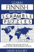 Learn Finnish with Word Scramble Puzzles Volume 1: Learn Finnish Language Vocabulary with 110 Challenging Bilingual Word Scramble Puzzles by David Solenky