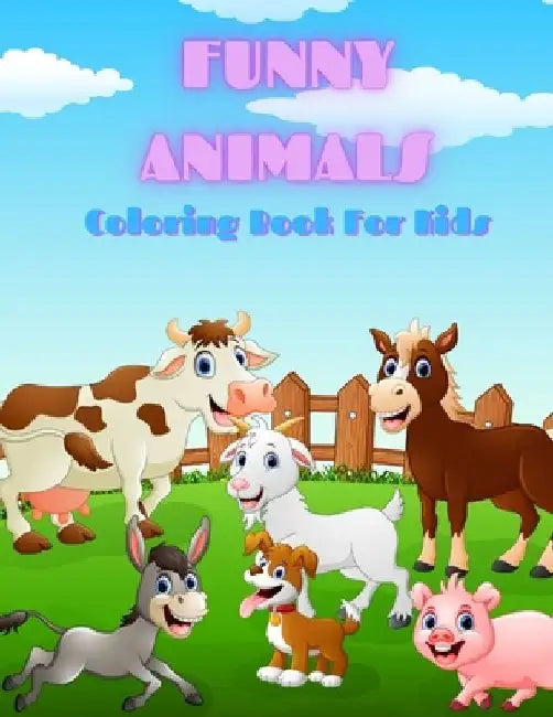 FUNNY ANIMALS - Coloring Book For Kids by Michael Richards