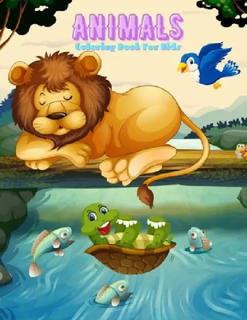 ANIMALS - Coloring Book For Kids: Sea Animals, Farm Animals, Jungle Animals, Woodland Animals and Circus Animals by Michael Richards