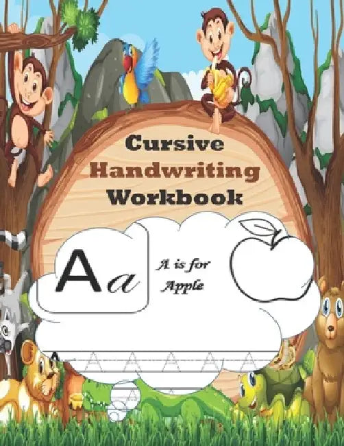 cursive handwriting workbook: Cursive for kids beginners workbook.Cursive letter tracing book words and sentences by Sunshine Publishing