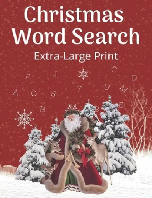 Christmas Word Search Extra-Large Print: Word Find Puzzle Book For Adults And Kids - Exercise Games Word Search Puzzles Activity Book with solutions - by Search Book Publishing