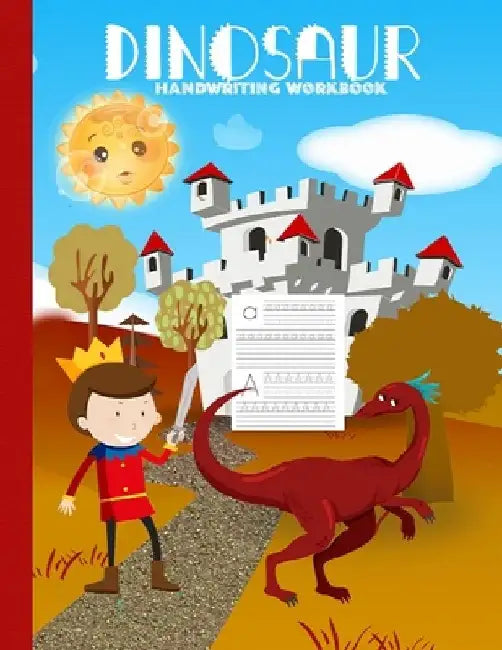 Dinosaur Handwriting Workbook: Letter Tracing, for Kids Ages 3-5, Letter Tracing Book for Preschoolers, Color and Trace Letters Dinosaur by Activitybookk Aaram