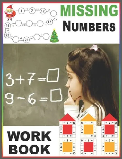Missing Numbers Workbook: Big Book of Preschool Math Practice Problems Addition and Subtraction Workbook For Toddlers Ages 2-8: Number Tracing P by Rrssmm Books