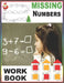 Missing Numbers Workbook: Big Book of Preschool Math Practice Problems Addition and Subtraction Workbook For Toddlers Ages 2-8: Number Tracing P by Rrssmm Books
