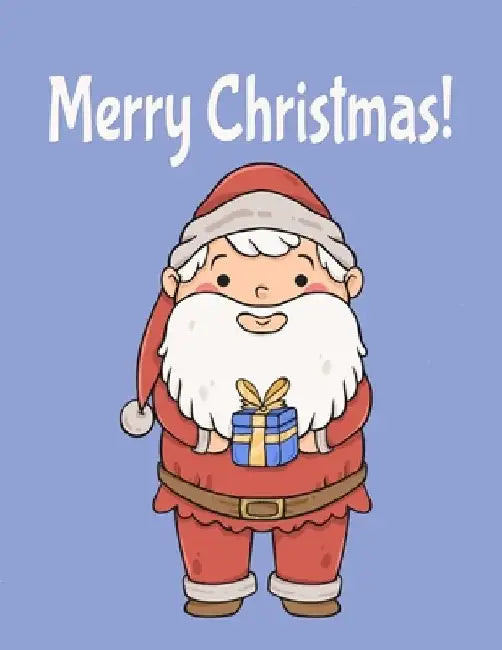 Merry Christmas!: Easy and Cute Christmas Holiday Coloring Designs for Children by Vergil Austen