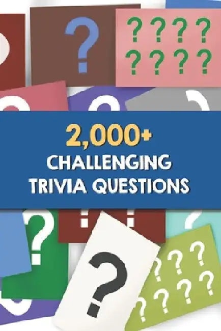 2,000+ Challenging Trivia Questions: Trivia Wednesday Night by Marge Wassil
