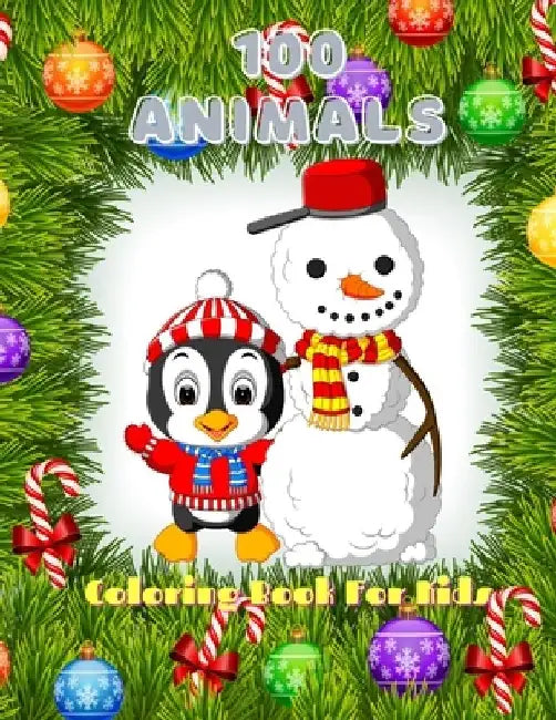 100 Animals - COLORING BOOK FOR KIDS: Sea Animals, Farm Animals, Jungle Animals, Woodland Animals and Circus Animals by Fiona Abbott