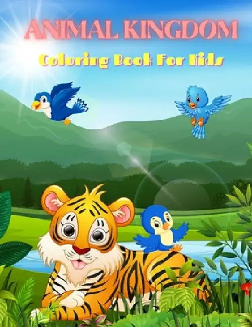ANIMAL KINGDOM - Coloring Book For Kids by Fiona Abbott