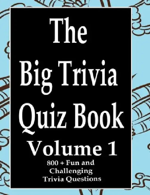 The Big Trivia Quiz Book, Volume 1: 800 Questions, Teasers, and Stumpers For When You Have Nothing But Time Paperback - 800 MORE Fun and Challenging T by Ts