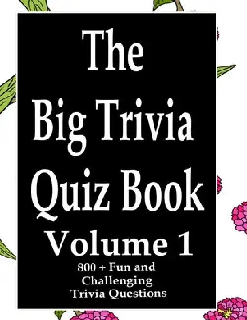 The Big Trivia Quiz Book, Volume 1: 800 Questions, Teasers, and Stumpers For When You Have Nothing But Time Paperback - 800 MORE Fun and Challenging T by Ts