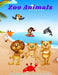 Zoo Animals - Best New Animals Coloring Books: 100 Coloring Pages For Kids Ages 4-8 by James Steiger