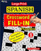 Large Print SPANISH CROSSWORD Fill-in Puzzles; Vol.1 by Jaja Media