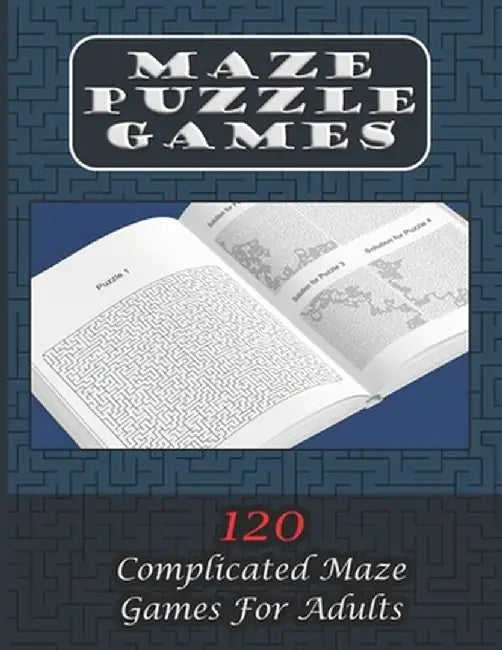 Maze Puzzle Games 120 Complica by Slee, Robin
