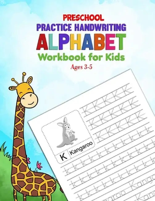Preschool Practice Handwriting Alphabet Workbook for Kids Ages 3-5: Kids learning activity Book for by Coloring Books, Ellie