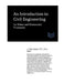 An Introduction to Civil Engineering for Water and Wastewater Treatment by J. Paul Guyer