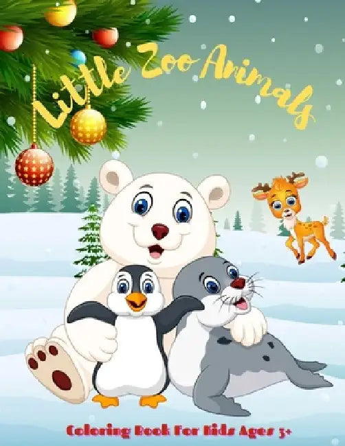 Little Zoo Animals - Coloring Book For Kids Ages 3+ by Alan Grant