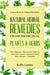 Natural Herbal Remedies from Medicinal Plants & Herbs: 65 Best Herbs for Medical Herbalism Treat migraines, blood pressure, diabetes, depression, anxi by Kelly Lanier