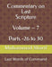 Commentary on Last Scripture Volume - 7: God's Words of Command by Muhammad Sharif