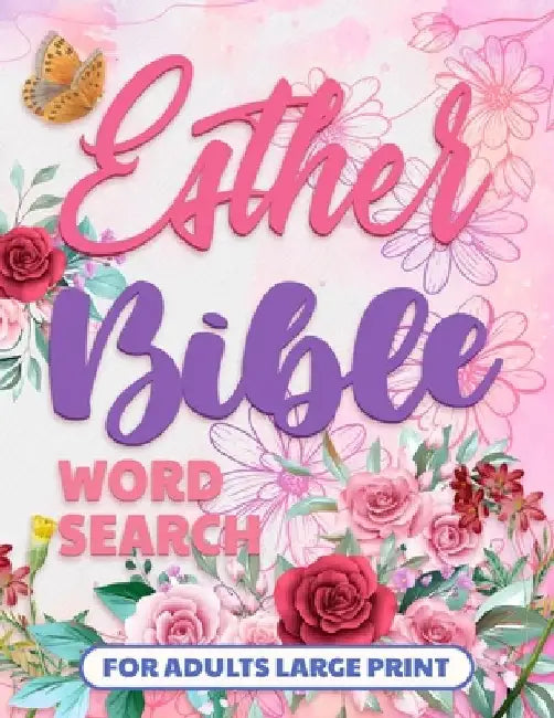 Esther Bible Word Search Books for Adults Large Print: Bible Word Find, Puzzle for Seniors with Dementia by Meditate On God's Word