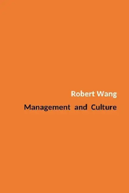 Management and Culture by Benedicte Du Cheyron Monroe