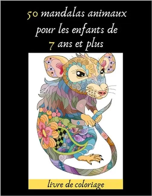 50 mandalas animaux pour les enfants de 7 ans et plus livre de coloriage: livre à colorier favorise la créativité, concentration, Idée cadeau pour esp by Mandala, Espace