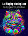 Cat playing Coloring Book: Stress Relieving Designs for Kids and Adults Relaxation by The Publish Hut