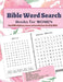 Bible Word Search Books for WOMEN: Large Print - BIBLE Word Puzzle Activity book with solutions - Collection of 1000+ Key Biblical names and places fr by Mamma Margaret
