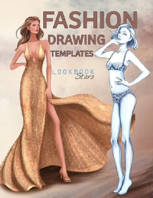 Fashion Drawing Templates: Female Figure Poses for Fashion Designers, Croquis Sketches for Illustration by Basak Tinli
