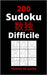 200 Sudoku 数独 Difficile Format de poche: avec Solutions by Martinez Éditions