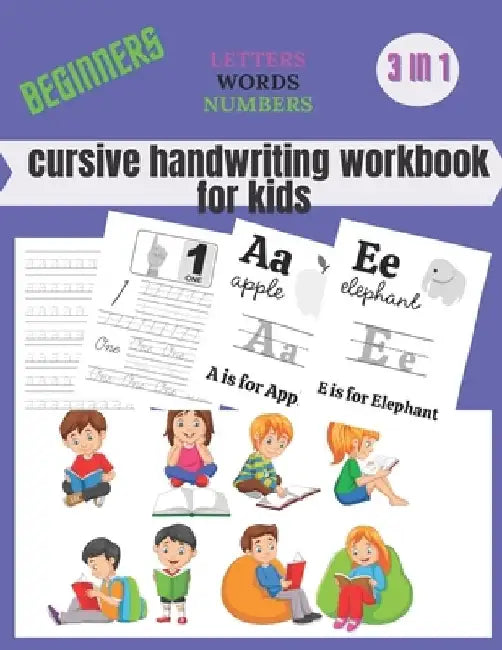 cursive handwriting workbook for kids beginners: Cursive Writing Practice, Cursive Handwriting Workbook for Kids, Cursive Writing Books for Kids by Bahartİ Cursive Handwriting