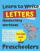 Learn to Write Letters Handwriting Workbook for Kids Ages 3+ and Preschoolers: Handwriting Practice for Kids Ages 3+ and Preschoolers Pen Control, Lin by Med Stt