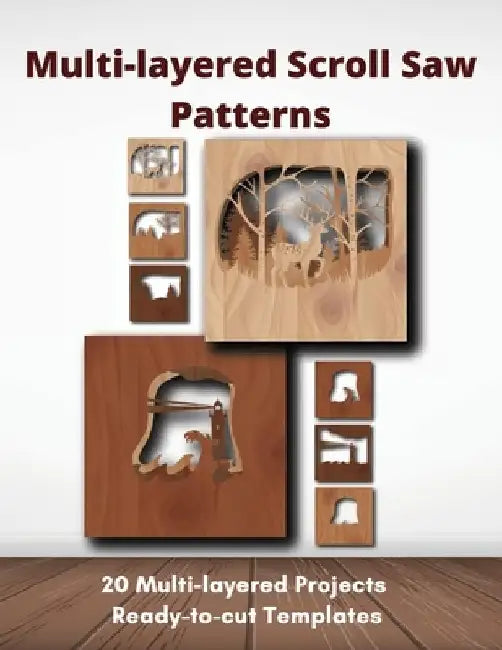 Multi-layered Scroll Saw Patterns: Templates for Scroll Saw Projects by Craftrystallo