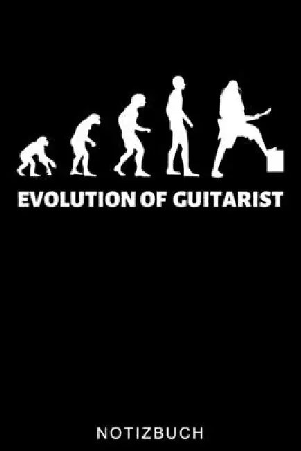 Evolution of Guitarist: A5 WOCHENPLANER Geschenkidee für Gitarristen - E-Gitarre lernen - Gitarren Buch Anfänger - Kinderbuch - Geschenk für R by Rockmusiker Geschenk