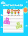 Writing Paper for Kids: A Fun Book To Practice Writing For Kids Ages 3-5, Beginner To Tracing Lines, Kindergarten Writing Paper by Journals Library