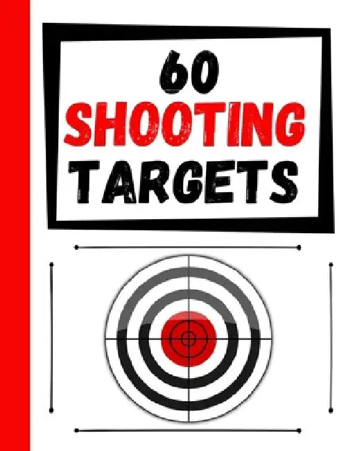 60 Shooting Targets: Large Paper Perfect for Rifles / Firearms / BB / AirSoft / Pistols / Archery & Pellet Guns by Practice Targets