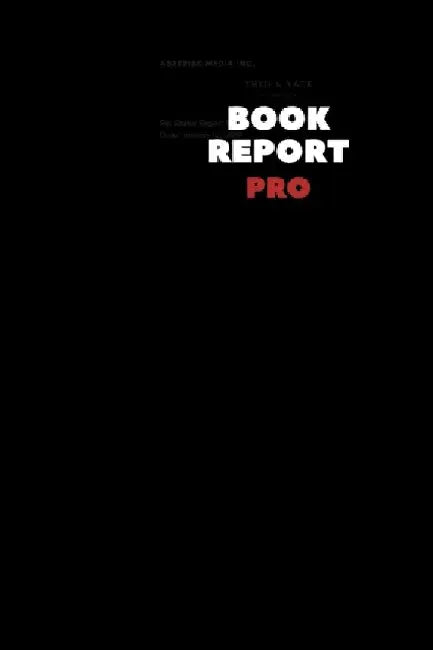 Book Report Pro: Templates: Book Report Pro by Adell Moyal