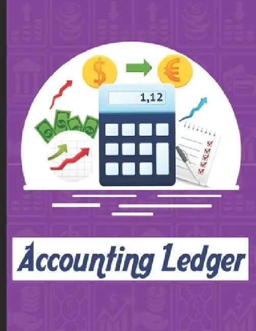 accounting ledgers for bookkeeping: Accounting General Ledge, sustained and long lasting tracking and record keeping Size:8.5"x11" in 100 by Scorebooks Ledger