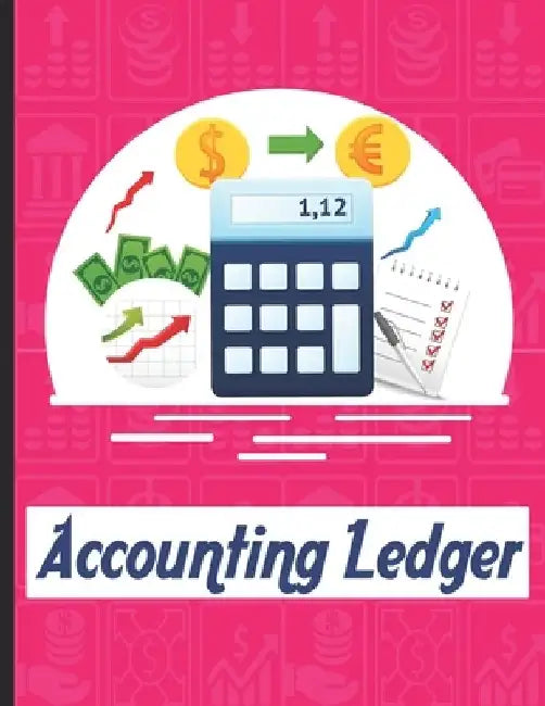 accounting ledgers: for bookkeeping Accounting General Ledge, sustained and long lasting tracking and record keeping Size:8.5"x11" in 100 by Scorebooks Ledger