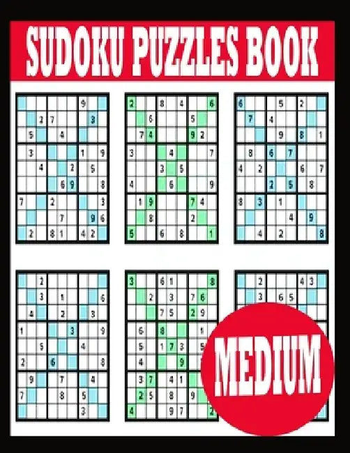 Sudoku Puzzle Book: Medium Sudoku Puzzle Book including Instructions and answer keys - Sudoku Puzzle Book for Adults by Paper